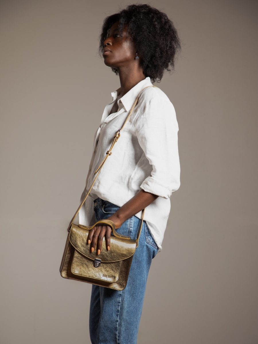 Handtas Mademoiselle George brons