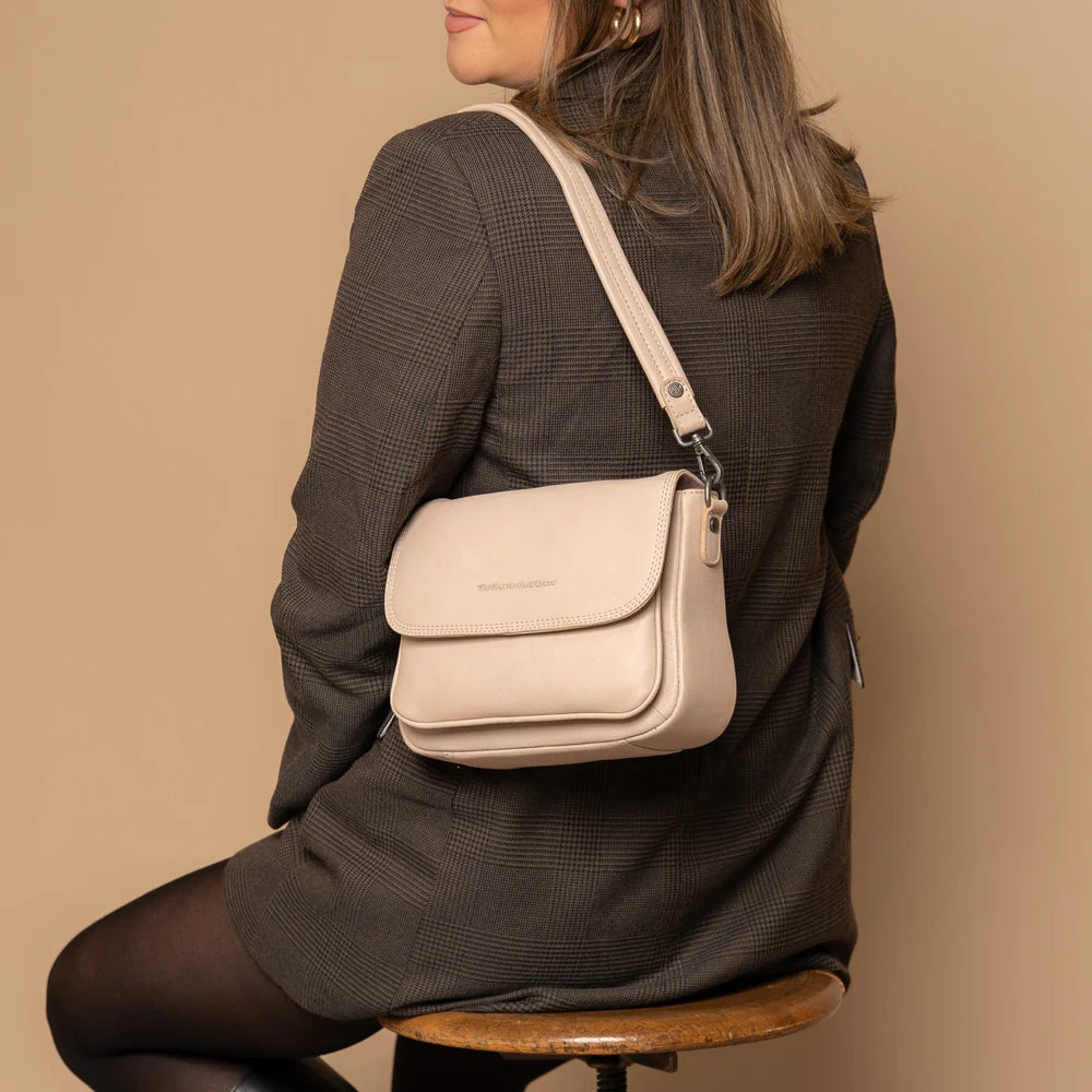 Crossbody tas leder Miloa