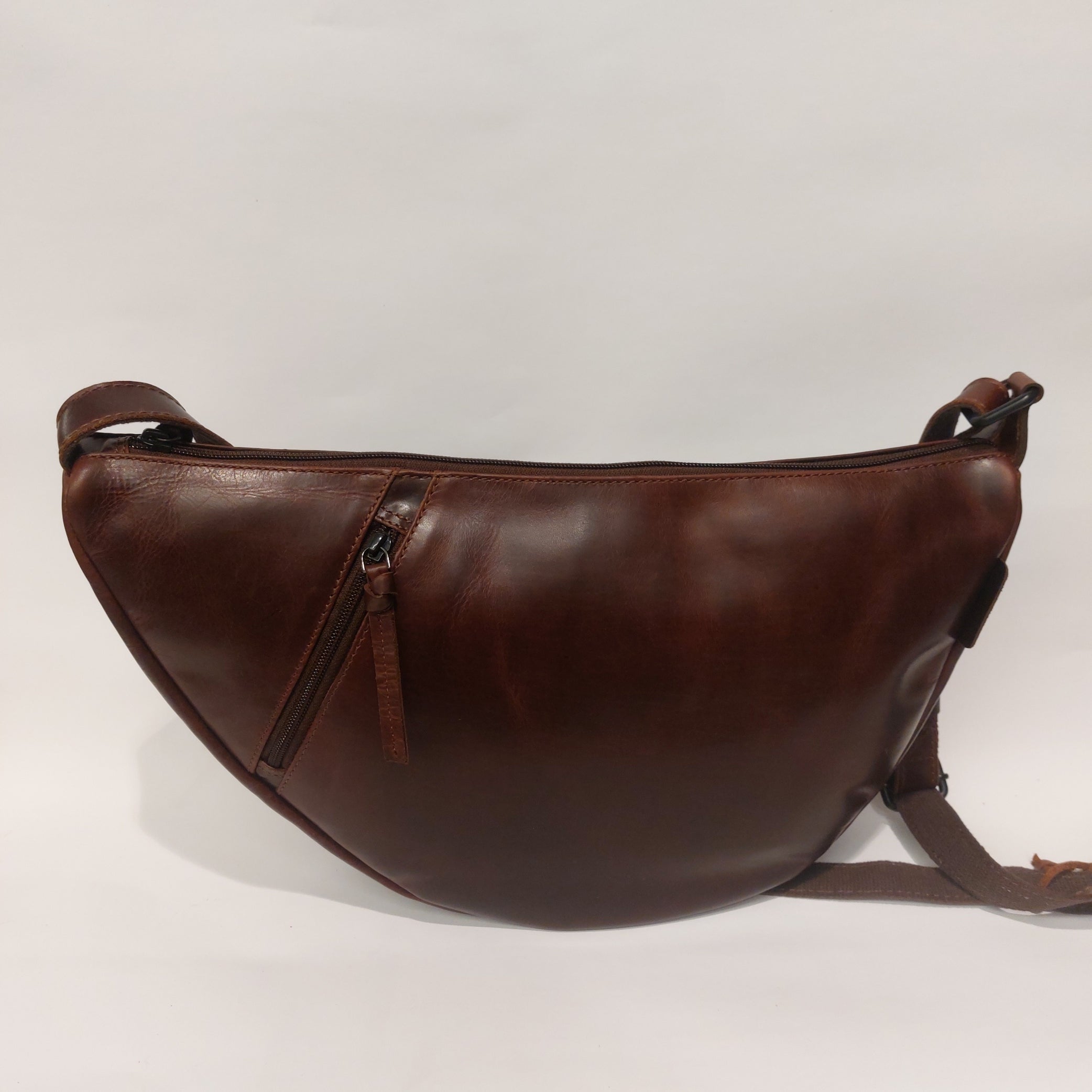 Handtas leder Moon Saccoo
