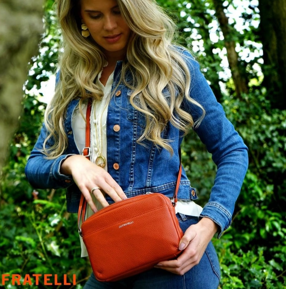 Handtas leder Gigi Fratelli