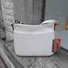 Handtas leder wit ROM0169