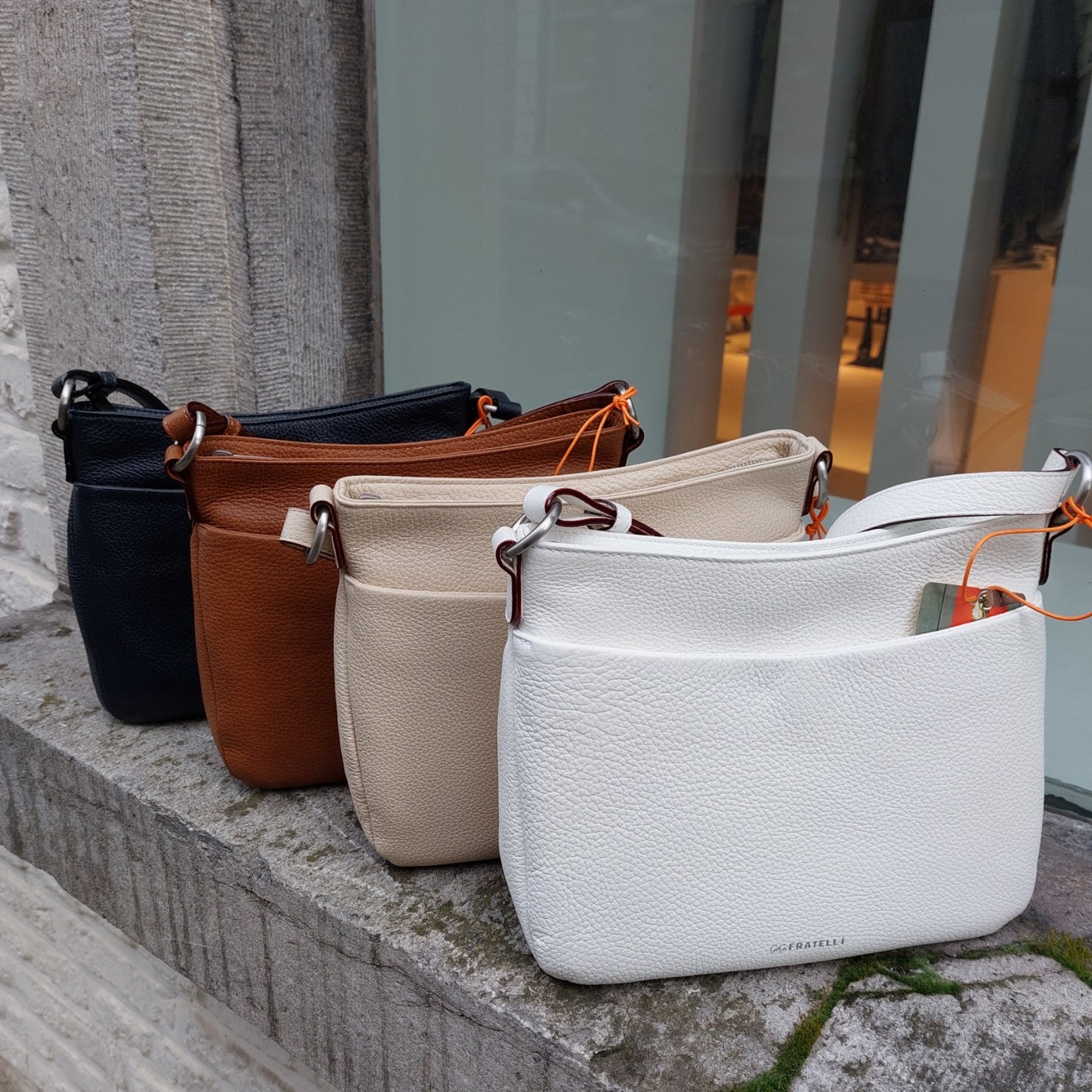 Handtassen leder Gigi Fratelli ROM0169