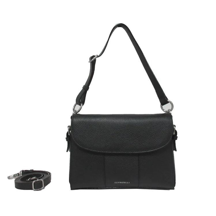 Zwart lederen tas ROM0184