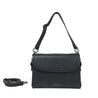 Blauwe lederen tas ROM0184