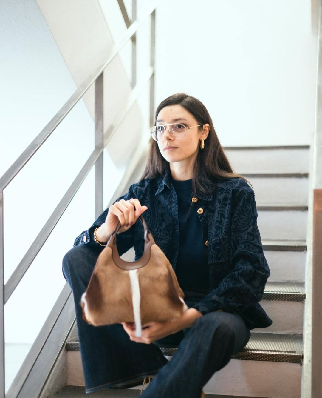 Gianni Chiarini DUA tas in safari-leer