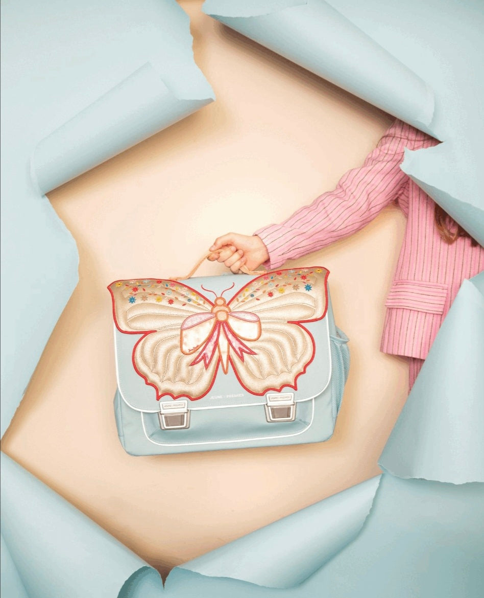 Jeune Premier Boekentas MIDI Butterfly gold