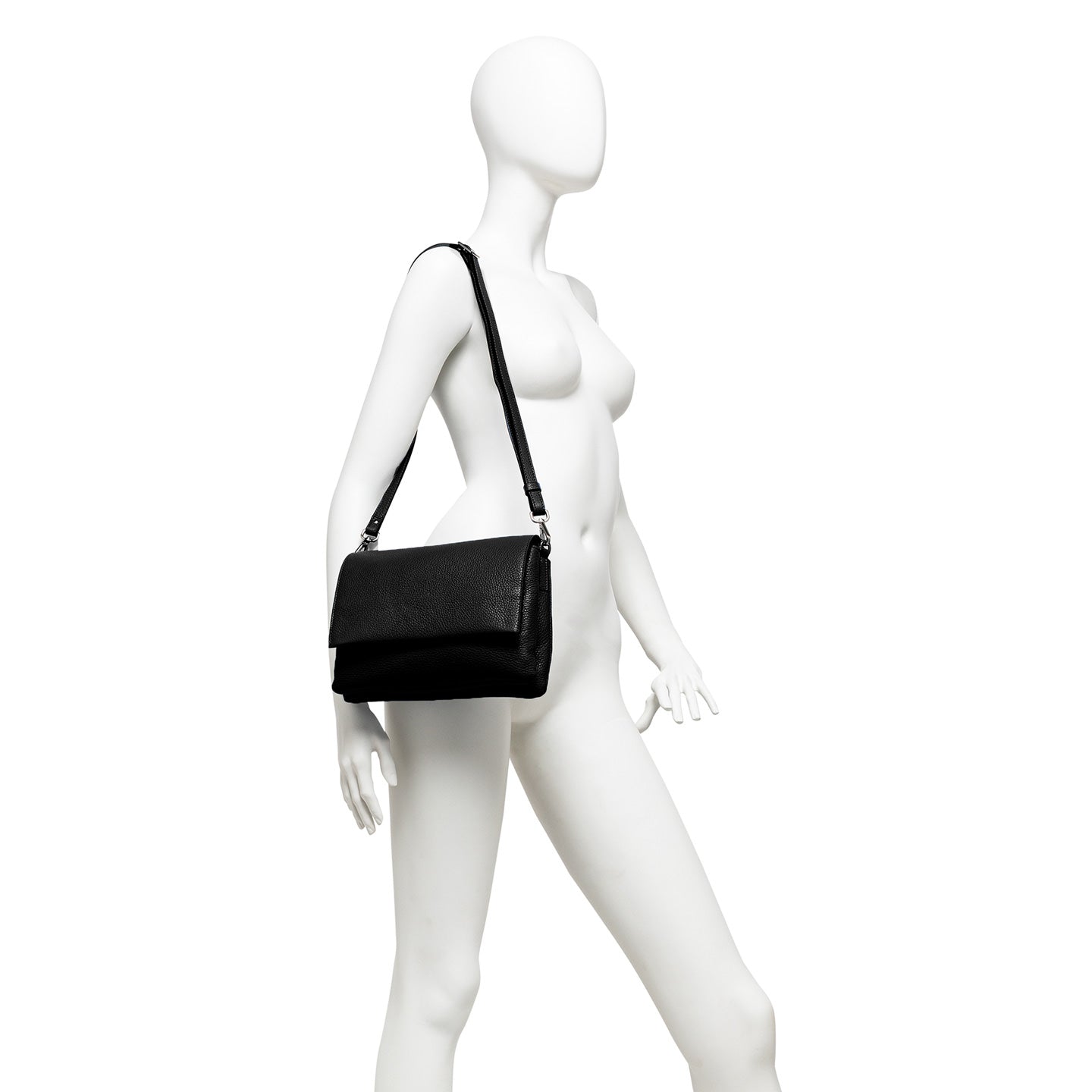 Gianni Chiarini Three handtas in gehamerd leer 