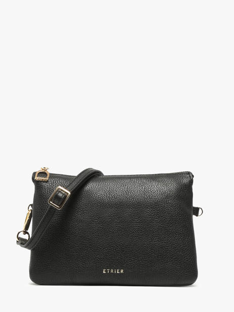 ETRIER Tradition crossbody tas van rundleer met drie compartimenten