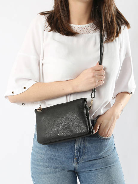ETRIER Tradition crossbody tas van rundleer met drie compartimenten