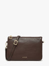 ETRIER Tradition crossbody tas van rundleer met drie compartimenten