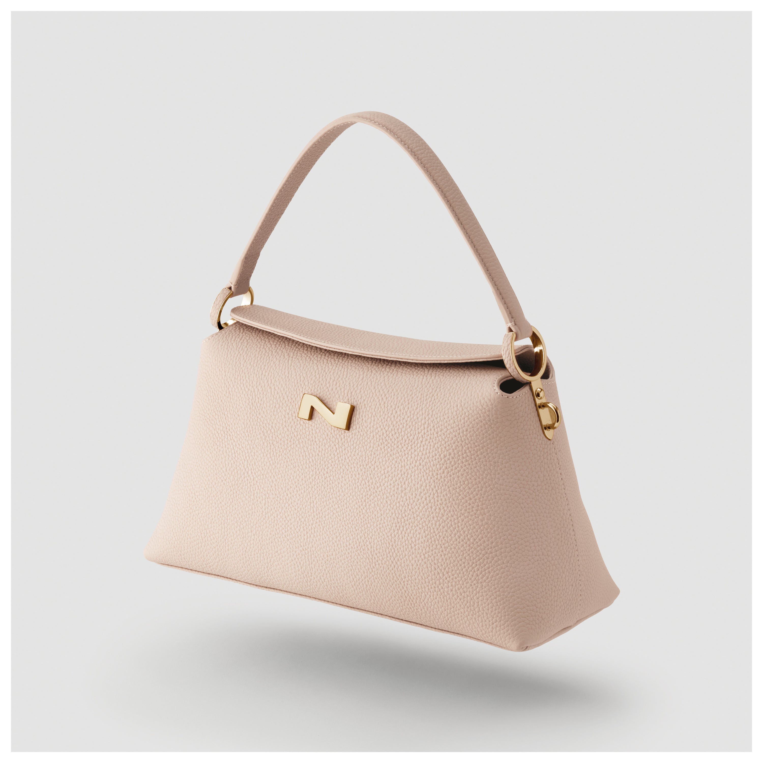 Handtas leder Nathan-Baume Blush