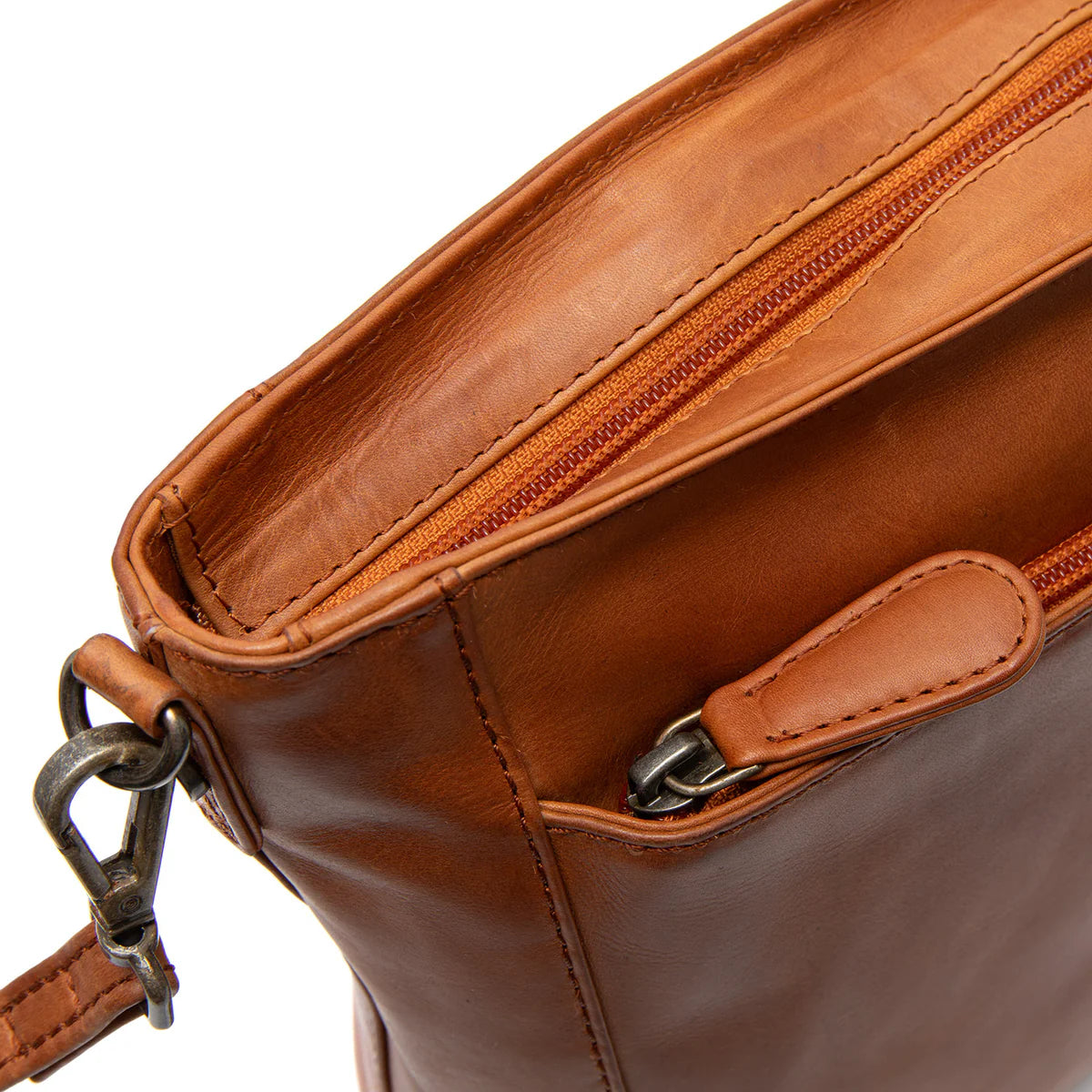 Handtasje leder