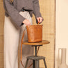 Handtasje leder