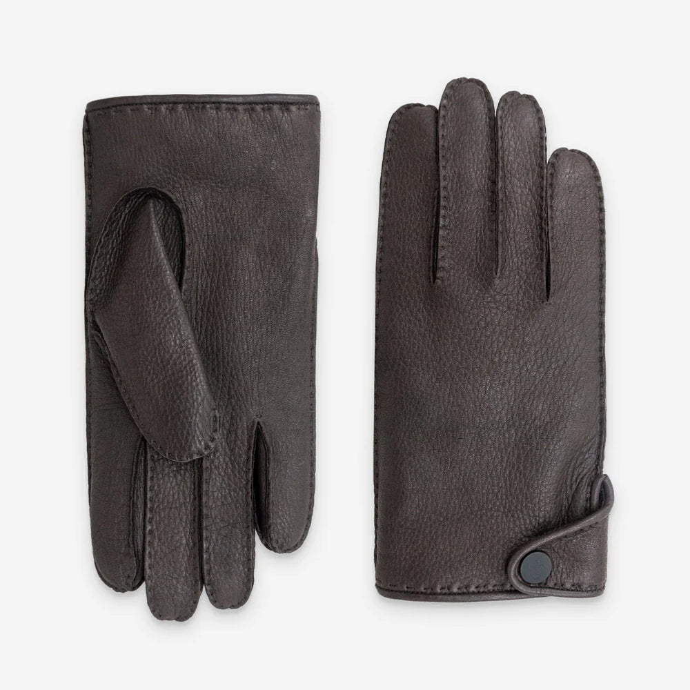 Handschoenen heren hertenleder/cachemire bruin GS (kopie)