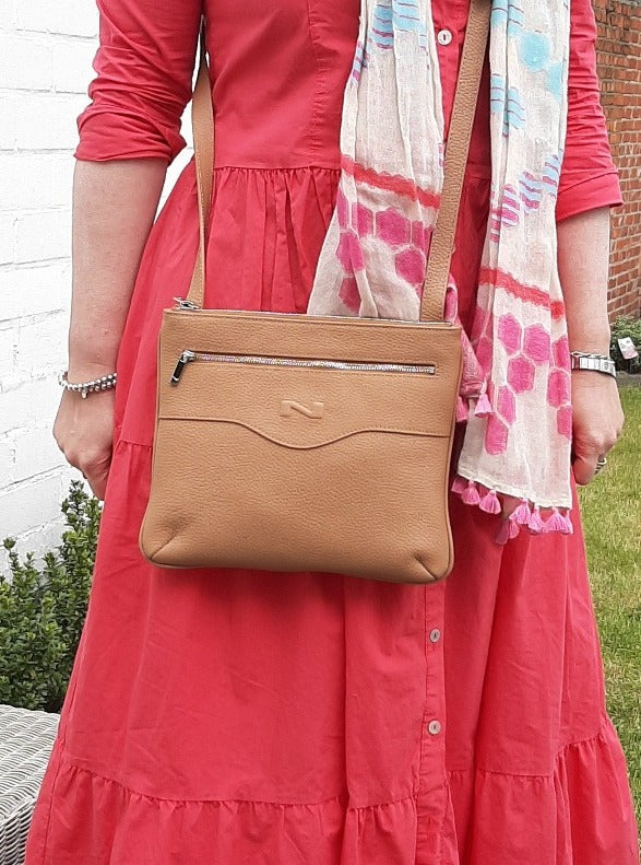 Handtas leder Nathan-Baume
