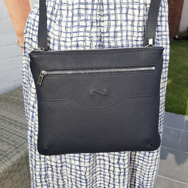 Handtas leder Nathan-Baume