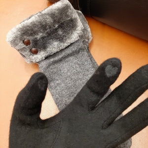 Handschoenen DAMES wol boord onesize