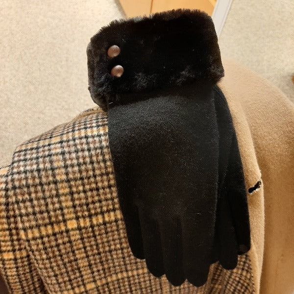 Handschoenen wol boord onesize