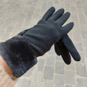 Handschoenen DAMES wol boord onesize