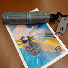 Afbeelding in Gallery-weergave laden, Regenscherm Knirps T.200 duomatic check grey

