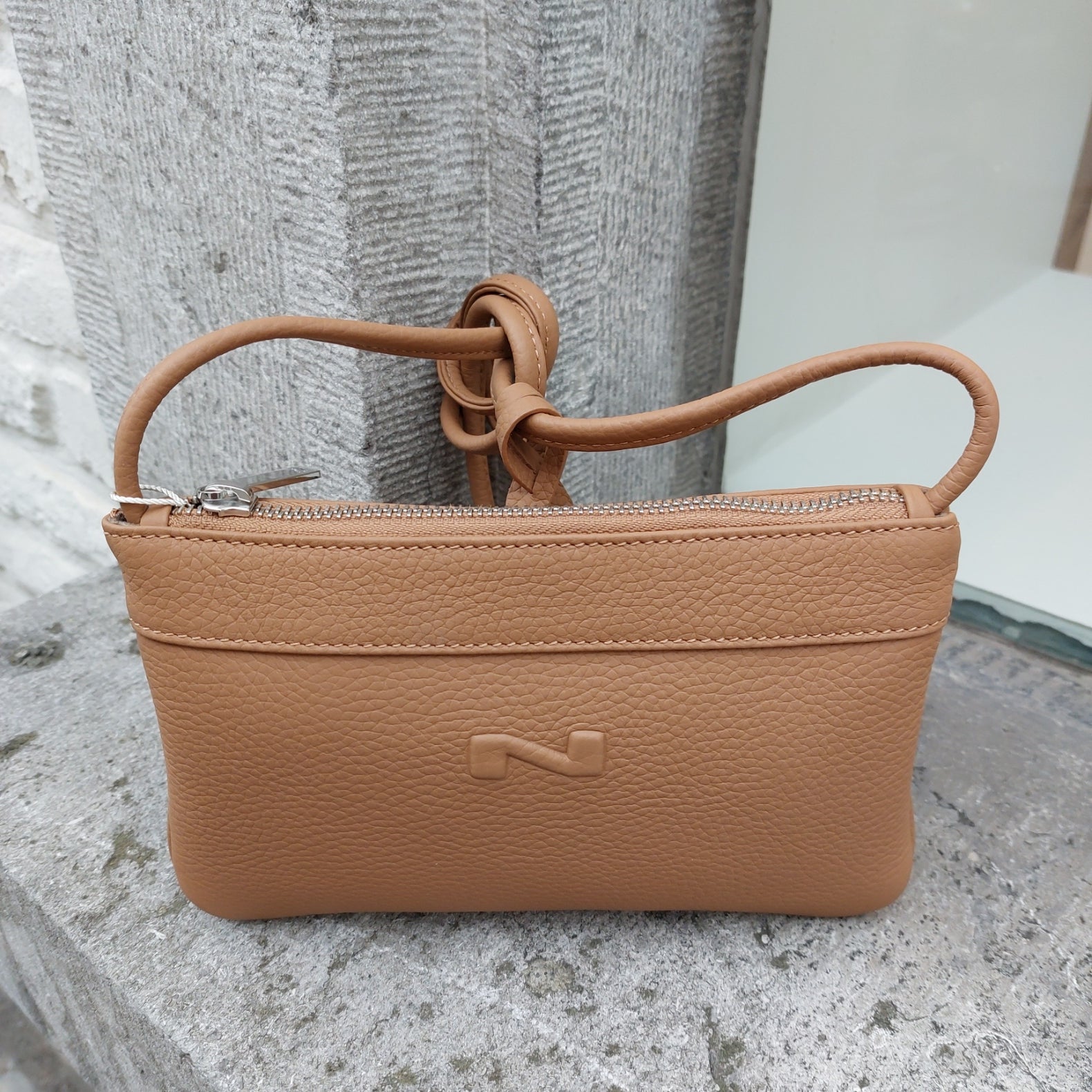 Handtas leder Nathan-Baume