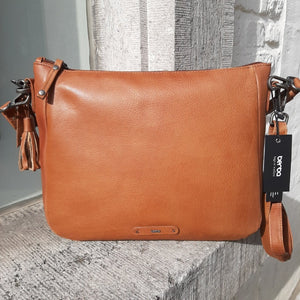 Lederen handtas Berba  Scotch