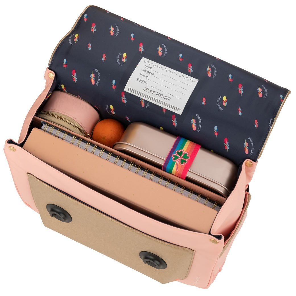 Jeune Premier Boekentas MIDI Pearly Swans