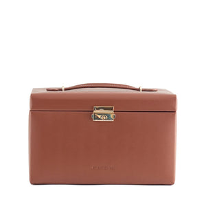 Juwelendoos leder cognac