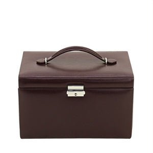 Juwelendoos leder bordeau