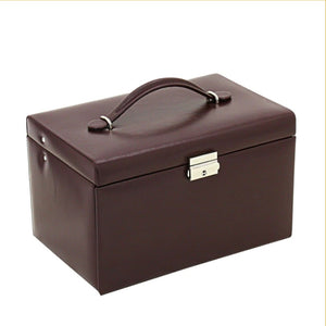 Juwelendoos leder bordeau