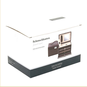 Juwelendoos leder bordeau