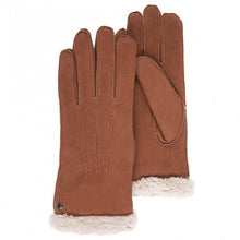 Afbeelding in Gallery-weergave laden, Handschoenen DAMES leder imitatiebont camel
