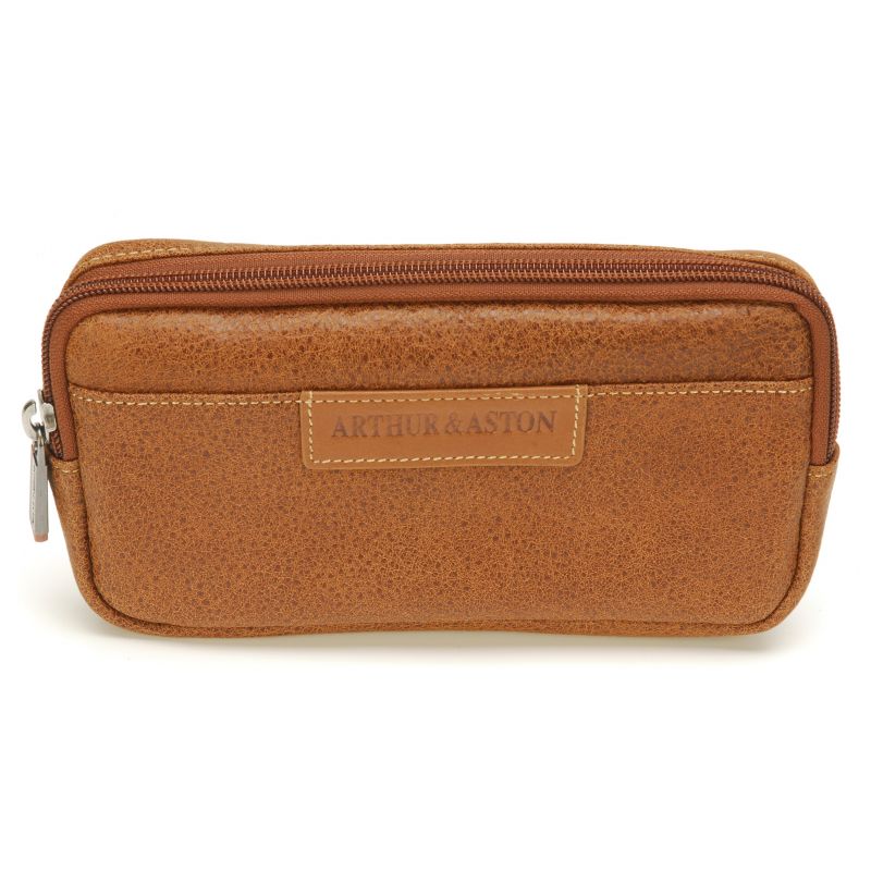 Pochette riem leder